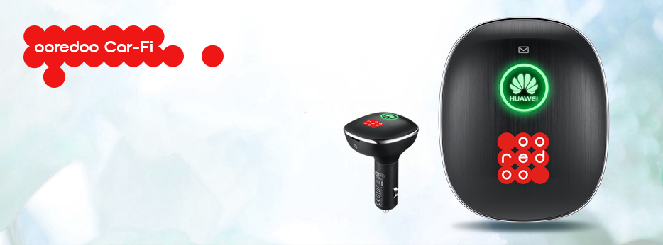 ooredoo car fi lte hotspot huawei