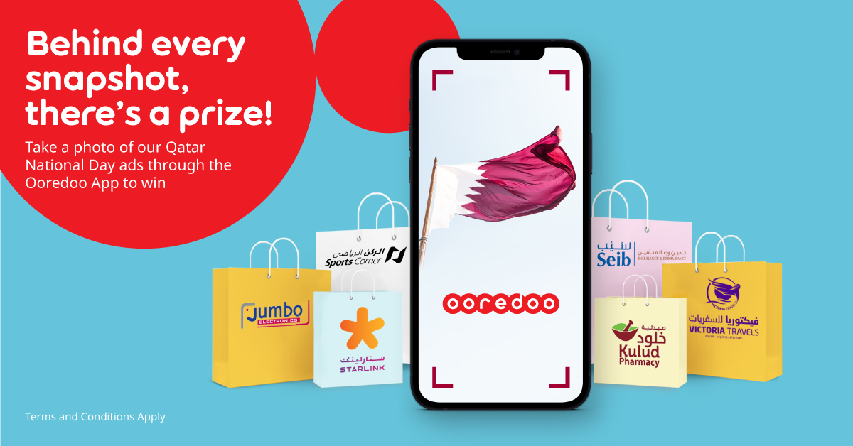 Ooredoo Announces App Promo in Celebration of Qatar National Day 2020