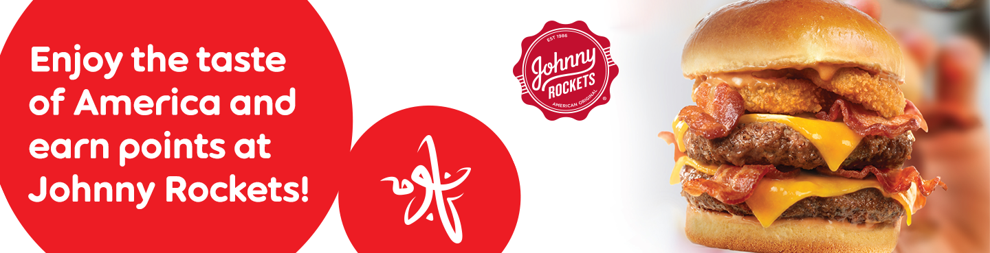Treat yourself to American taste with Johnny Rockets and Ooredoo Nojoom