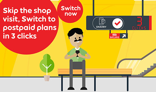Switch to postpaid plan offer with Ooredoo