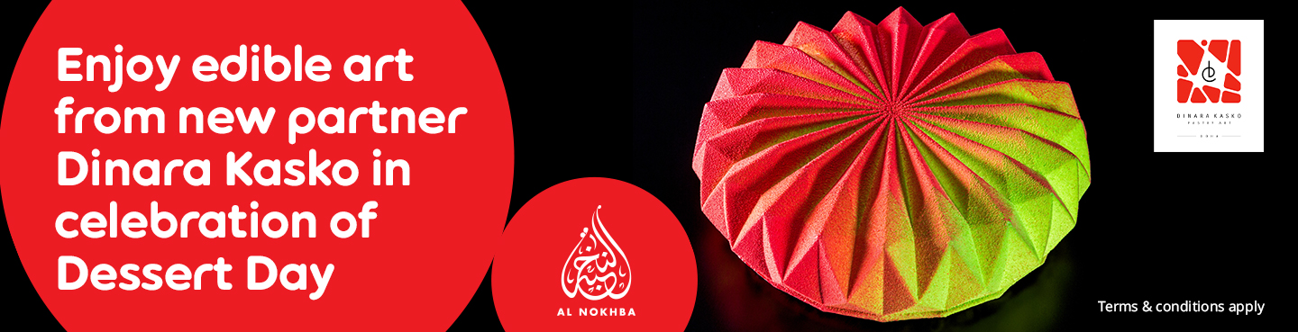 Enjoy edible art at Dinara Kasko with Ooredoo Nojoom