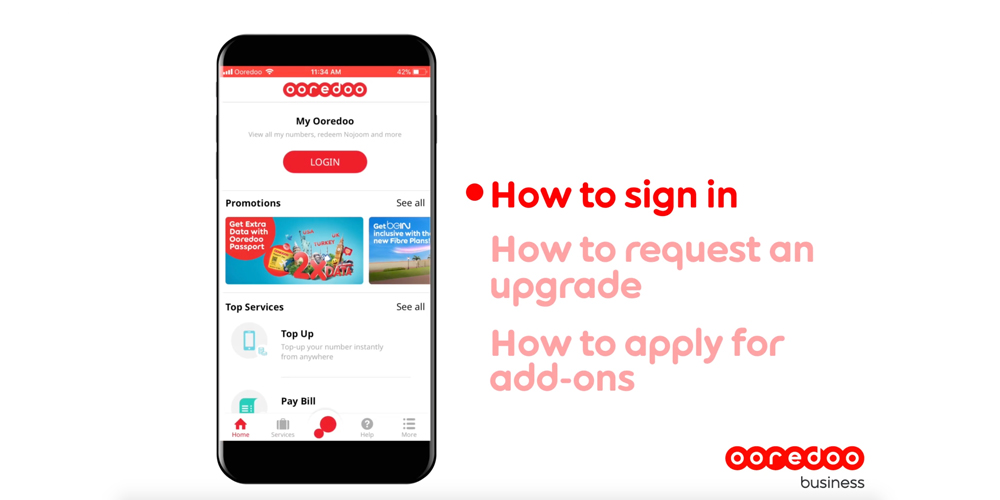 Online Services and Features Ooredoo Business Ooredoo Qatar