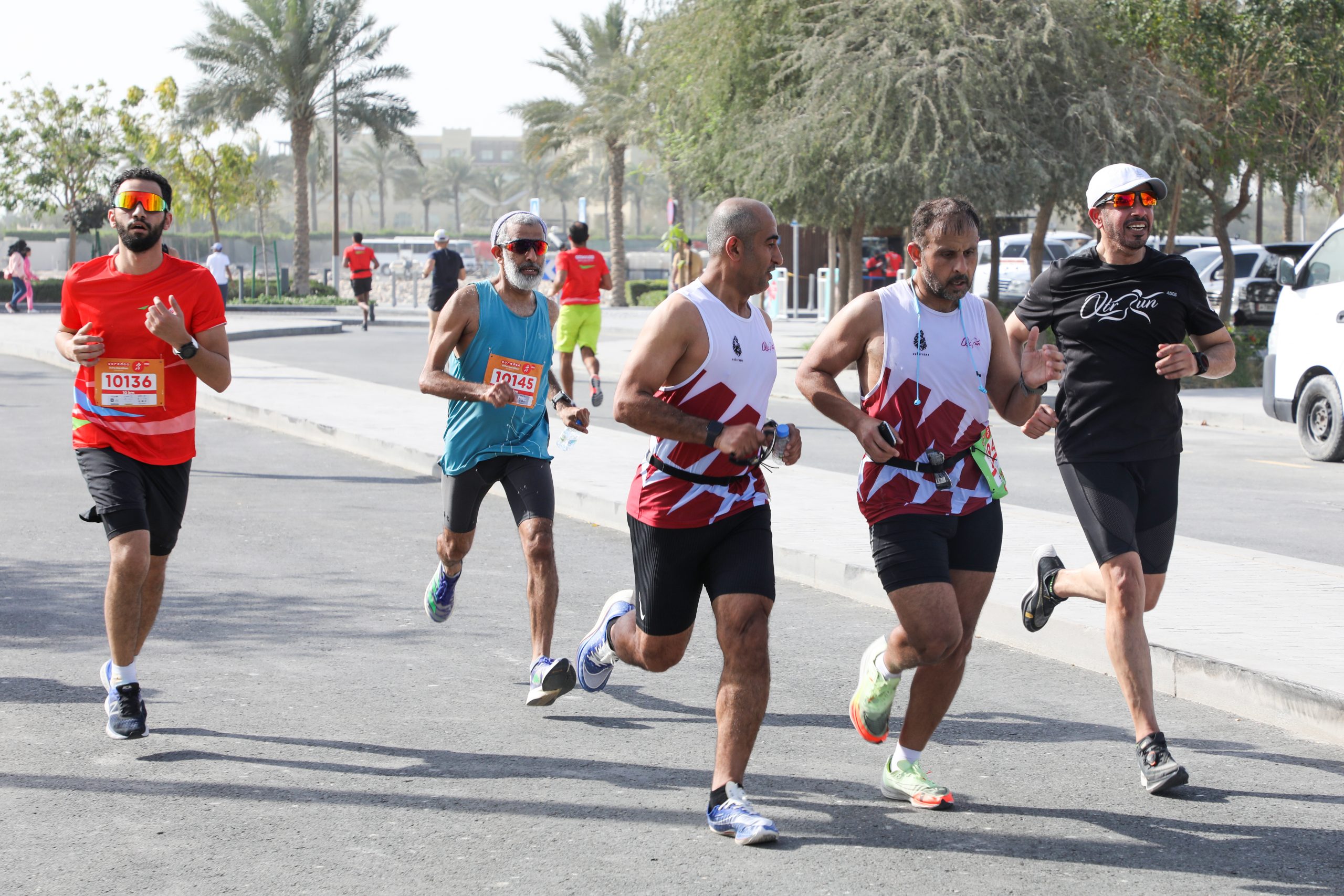 Run at the Ooredoo Doha Marathon Ooredoo Qatar