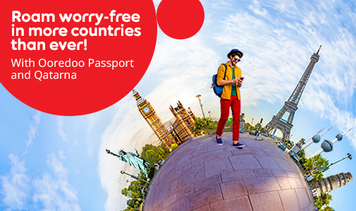 Roam in more countries than ever with Ooredoo Passport