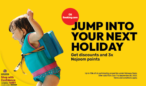 Get special rates and triple Nojoom points with Booking.com from Ooredoo