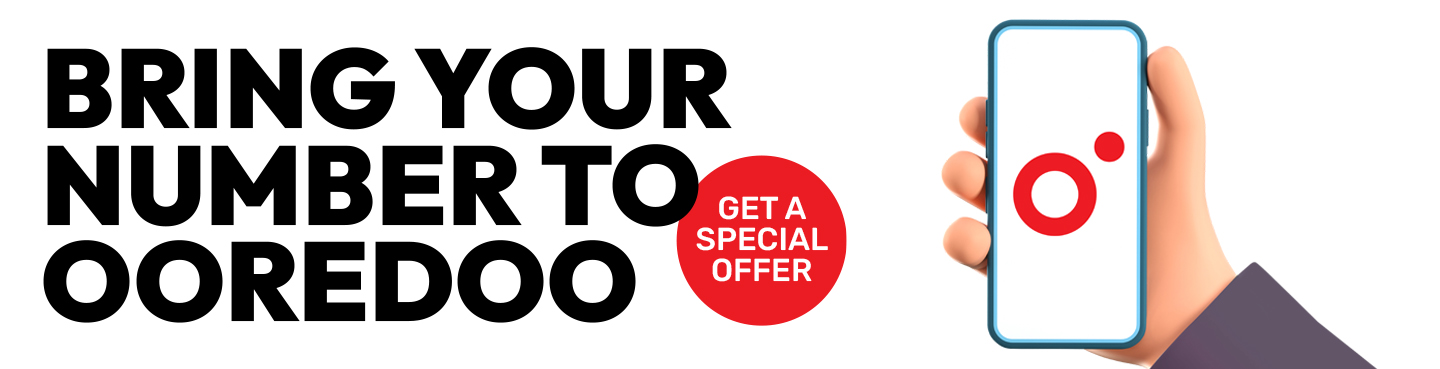 Bring your number to Ooredoo and get a special offer