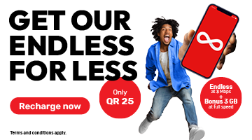 Get our endless for less from Ooredoo prepaid