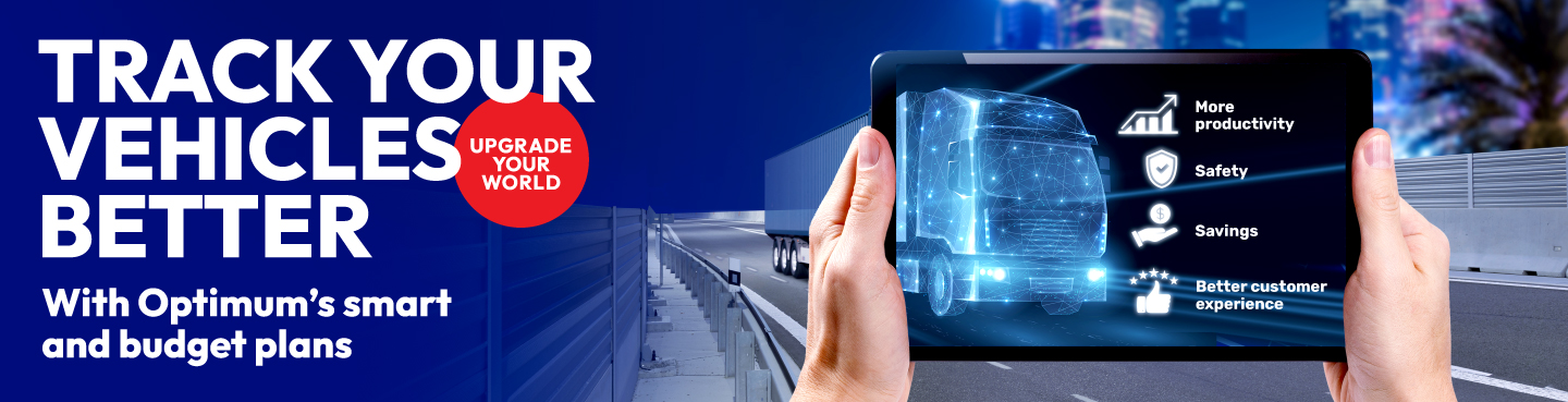 Track your vehicles better for less with optimum from Ooredoo Business