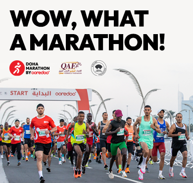 Run with your family in the Doha marathon by Ooredoo where kids from 6 – 17 years old are welcome. 
