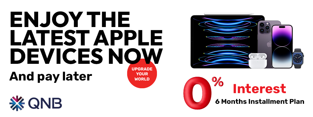 Enjoy the latest apple devices now and pay later with Ooredoo