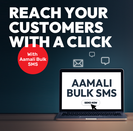 Reach your customers with a click with Aamali Bulk SMS from Ooredoo Business 