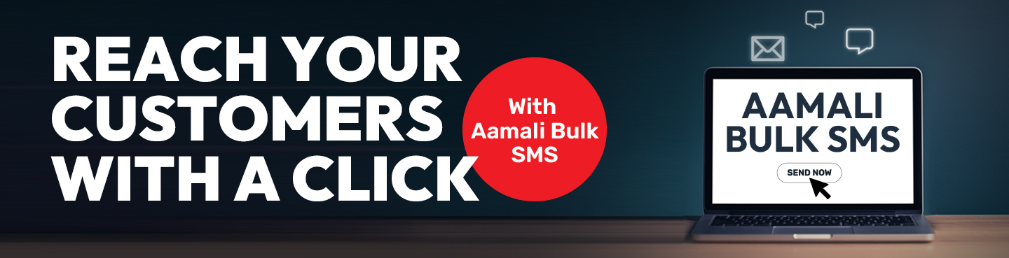 Reach your customers with a click with Aamali Bulk SMS from Ooredoo Business