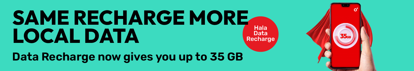 Same recharge more local data, recharge now gives you up to 35 GB with Ooredoo Prepaid