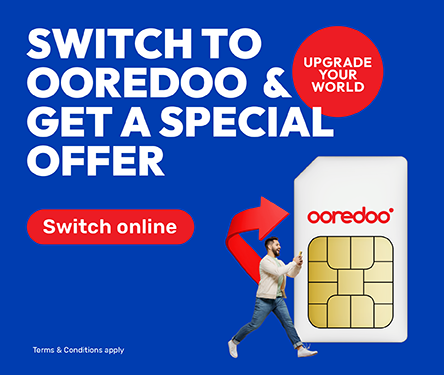 Switch to Ooredoo, join the country’s favorite network with the widest coverage