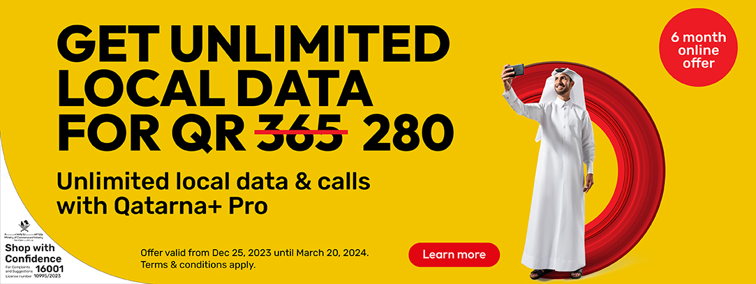 Get Unlimited local data for QR 280