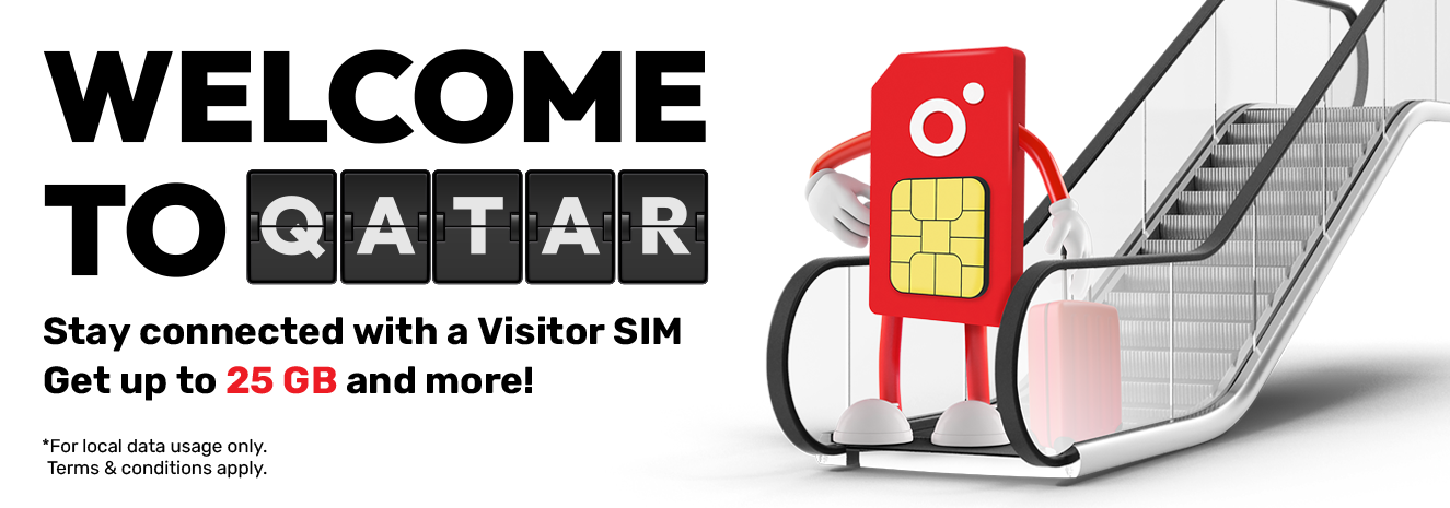 Ooredoo Visitor SIM from Ooredoo Prepaid Plans