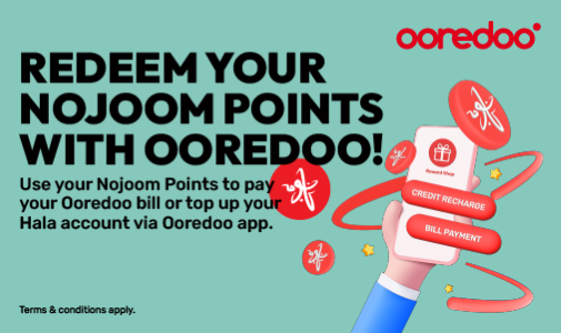 Turn your Nojoom Points into BIG Savings!