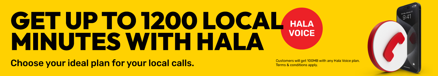 Hala Voice: Lots of local minutes to connect with loved ones!