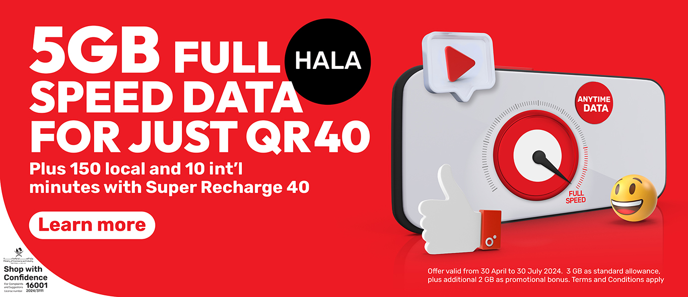 5GB Full Speed Data For Just 40QR