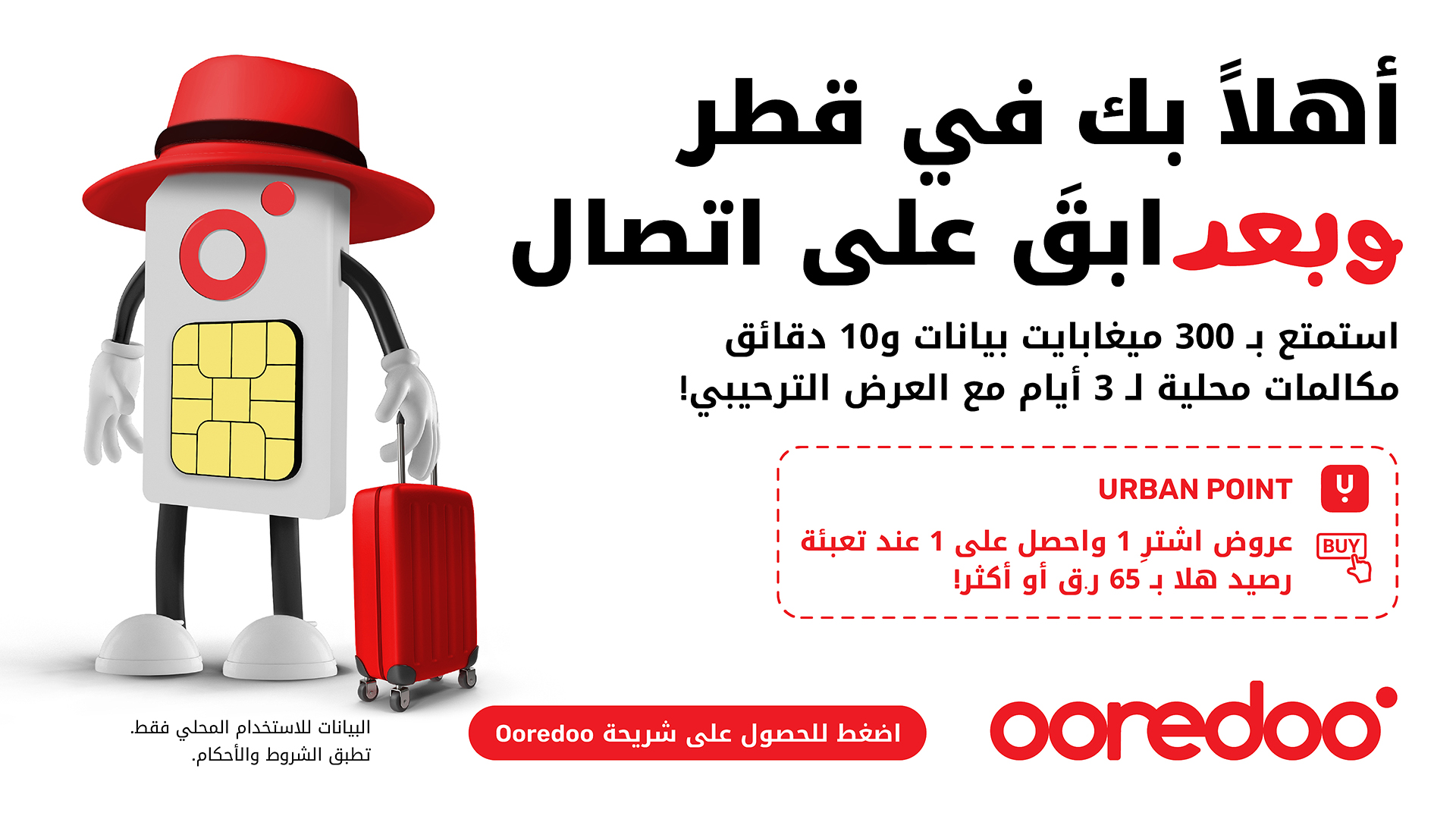 Ooredoo Visitor SIM from Ooredoo Prepaid Plans