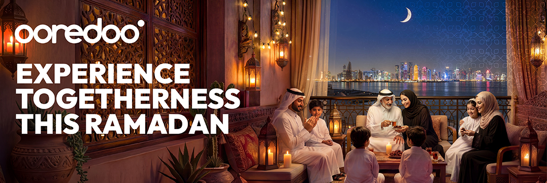Unlock together this Ramadan and enjoy extra data, minutes and deals during the holy month from Ooredoo  